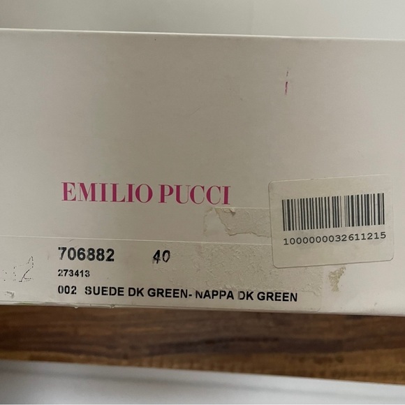 NWB Green suede/leather Pucci boots - Picture 5 of 6